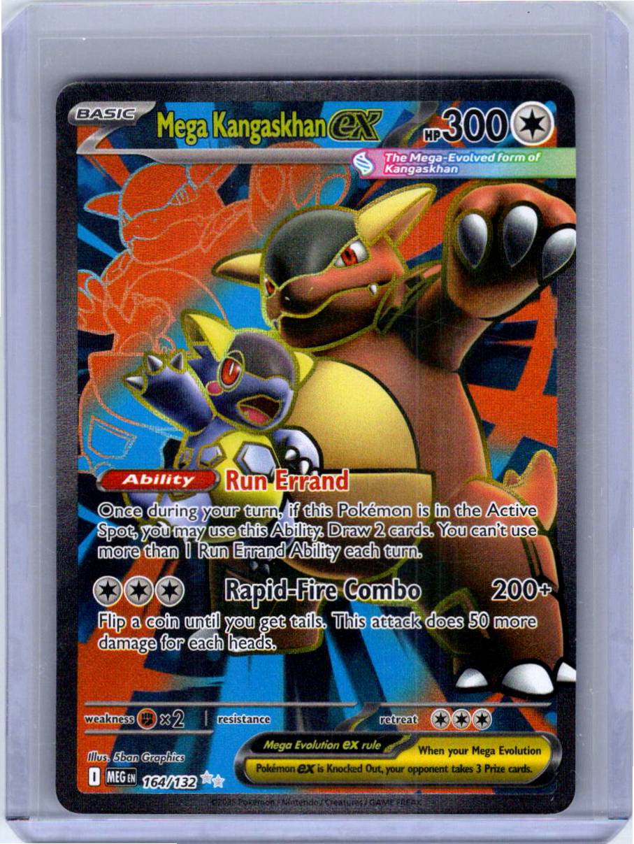 Pokemon Single Mega Kangaskhan ex Mega Evolution Ultra Rare 164/132