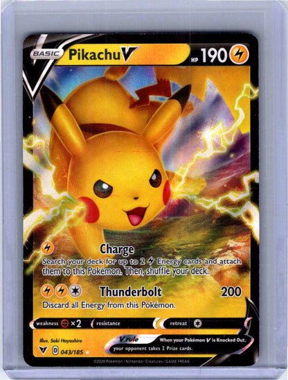 Pokemon Single Pikachu V Vivid Voltage Ultra Rare 043/185