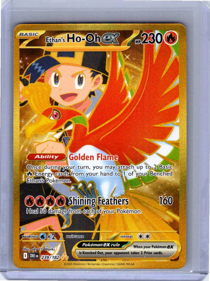 Pokemon Single Ethan's Ho-oh ex Destined Rivals Hyper Rare 239/182