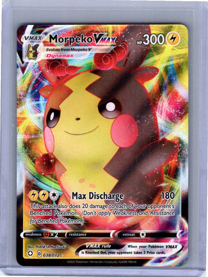 Pokemon Single Morpeko VMAX Shining Fates Ultra Rare 038/072