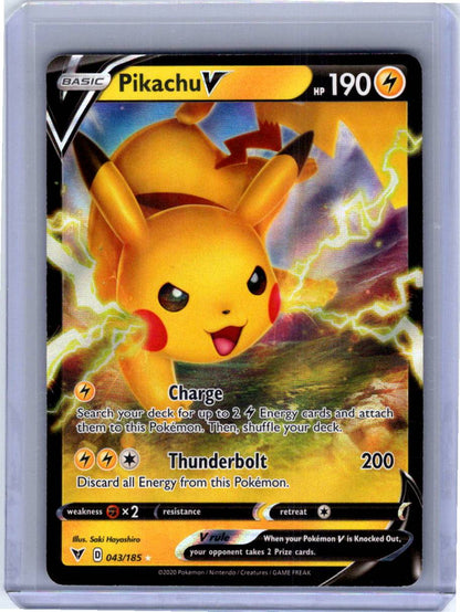 Pokemon Single Pikachu V Vivid Voltage Ultra Rare 043/185
