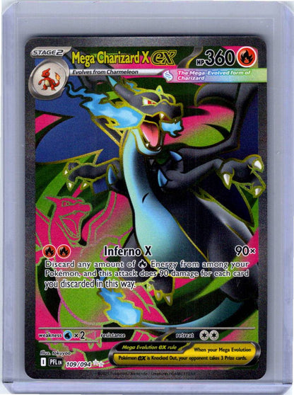 Pokemon Single Mega Charizard X ex Phantasmal Flames Ultra Rare 109/094