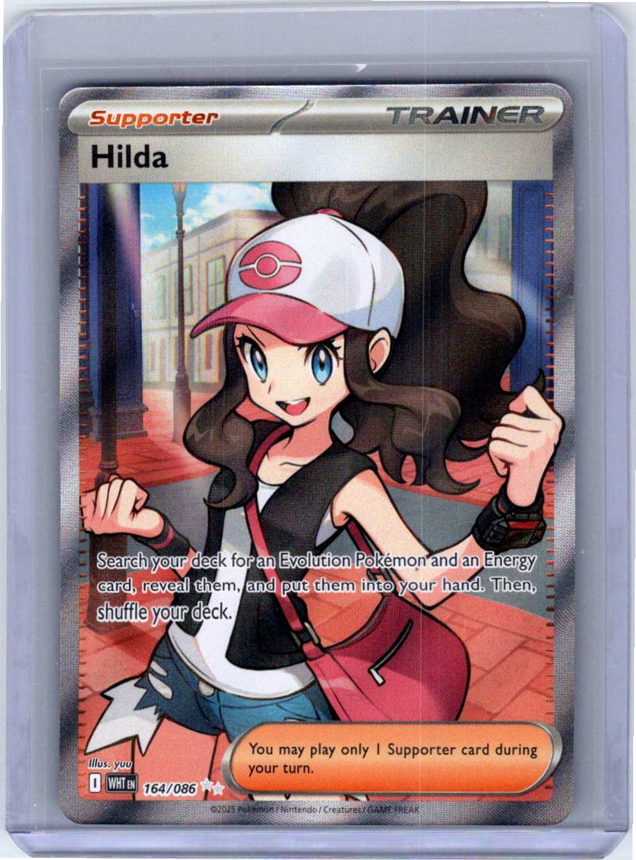 Pokemon Single Hilda White Flare Ultra Rare 164/086