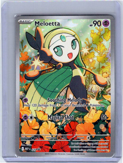 Pokemon Single Meloetta Mega Evolution Promos Illustration Rare 026