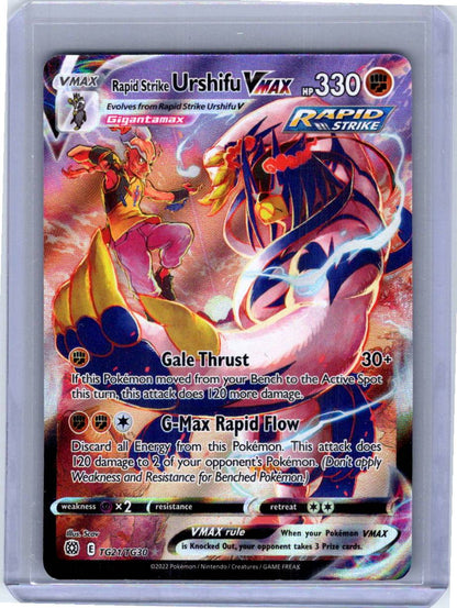 Pokemon Single Rapid Strike Urshifu VMAX Brilliant Stars Trainer Gallery Ultra Rare TG21/TG30