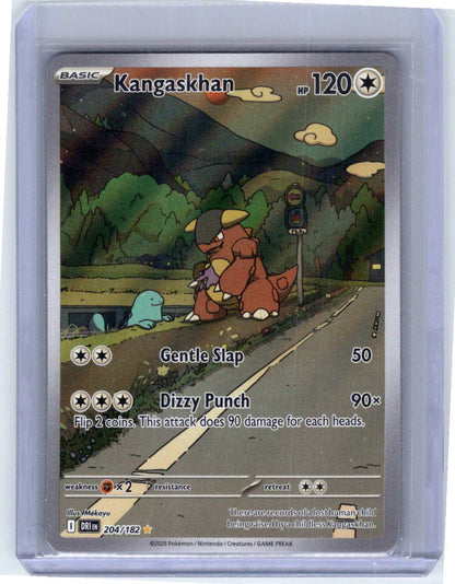 Pokemon Single Kangaskhan Destined Rivals Illustration Rare 204/182