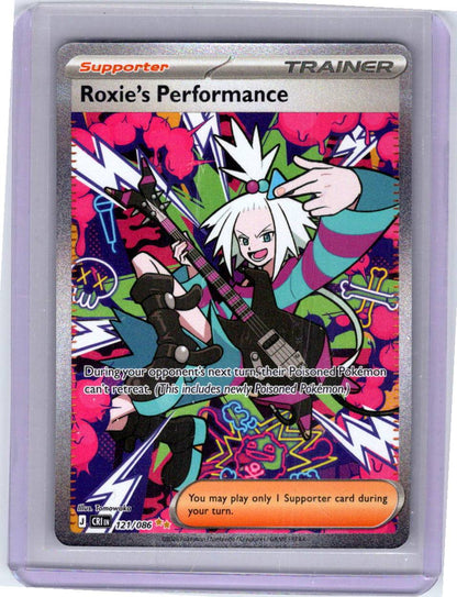 Pokemon Single Roxie's Performance Chaos Rising Special Illustration Rare 121/086