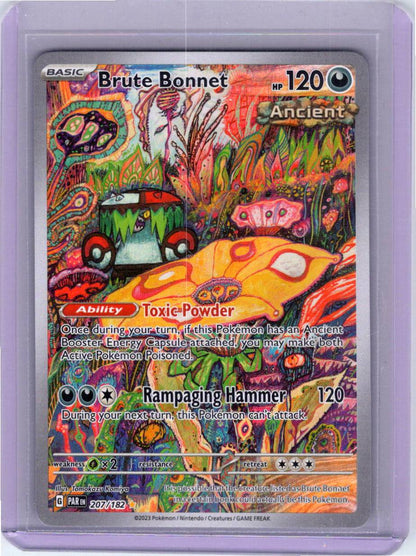 Pokemon Single Brute Bonnet Paradox Rift Illustration Rare 207/182