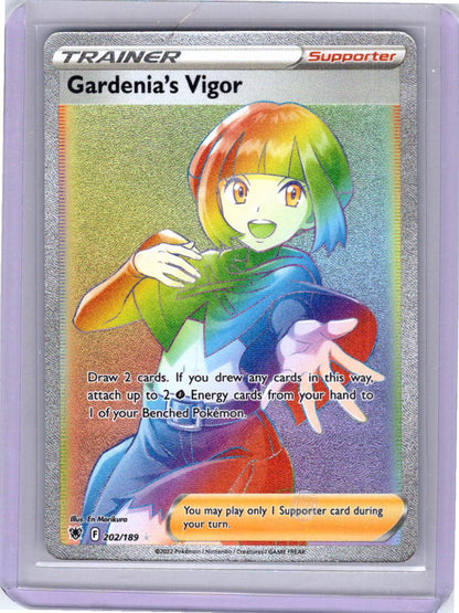 Pokemon Single Gardenia's Vigor (Secret) Astral Radiance Ultra Rare 202/189