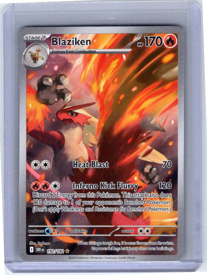 Pokemon Single Blaziken Destined Rivals Illustration Rare 192/182 （2）