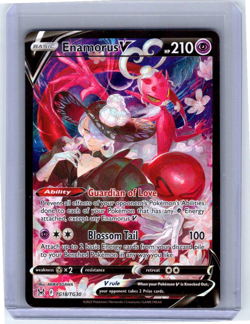 Pokemon Single Enamorus V Lost Origin Trainer Gallery Ultra Rare TG18/TG30