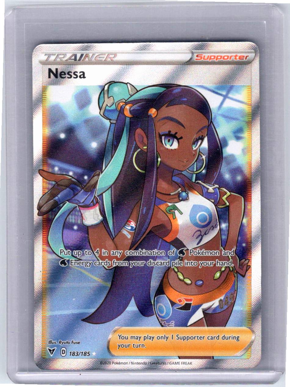 Pokemon Single Nessa (Full Art) Vivid Voltage Ultra Rare 183/185