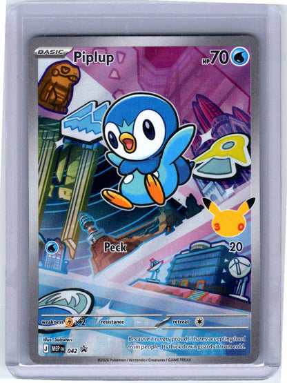 Pokemon Single Piplup Mega Evolution Promos Promo 042
