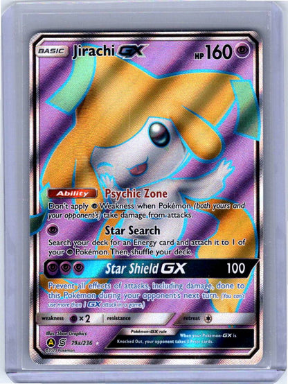 Pokemon Single Jirachi GX Alternate Art Promos Promo 079a/236