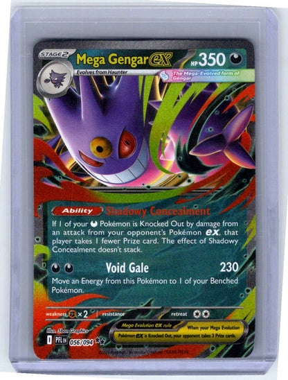 Pokemon Single Mega Gengar ex Phantasmal Flames Double Rare 056/094
