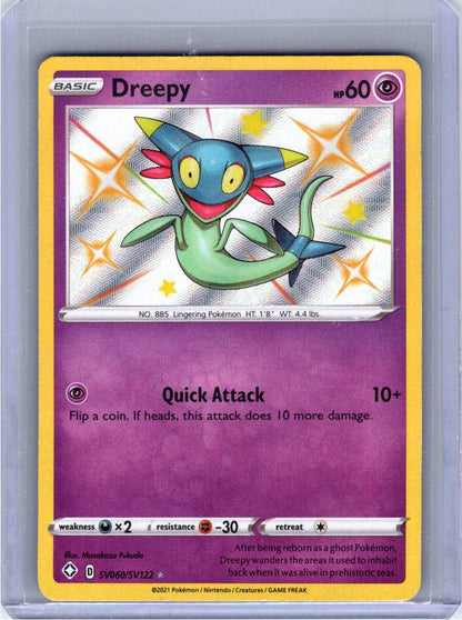 Pokemon Single Dreepy Shining Fates: Shiny Vault Shiny Holo Rare SV060/SV122