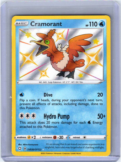 Pokemon Single Cramorant Shining Fates: Shiny Vault Shiny Holo Rare SV030/SV122 (2)