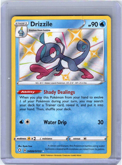 Pokemon Single Drizzile Shining Fates: Shiny Vault Shiny Holo Rare SV026/SV122 (1)