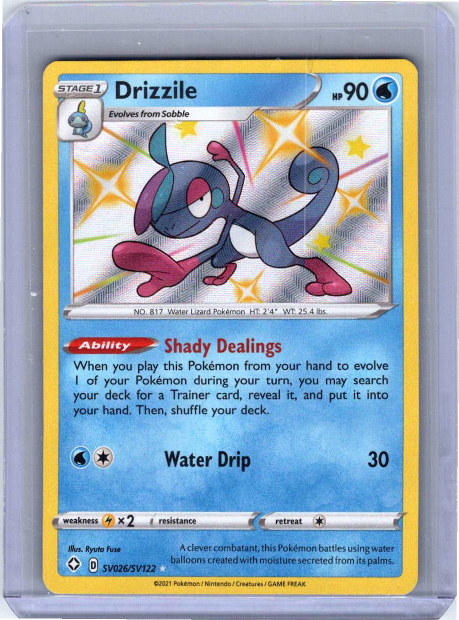 Pokemon Single Drizzile Shining Fates: Shiny Vault Shiny Holo Rare SV026/SV122 (1)