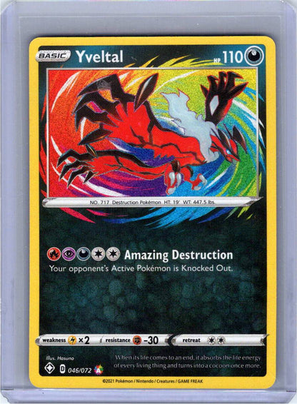 Pokemon Single Yveltal Shining Fates Amazing Rare 046/072