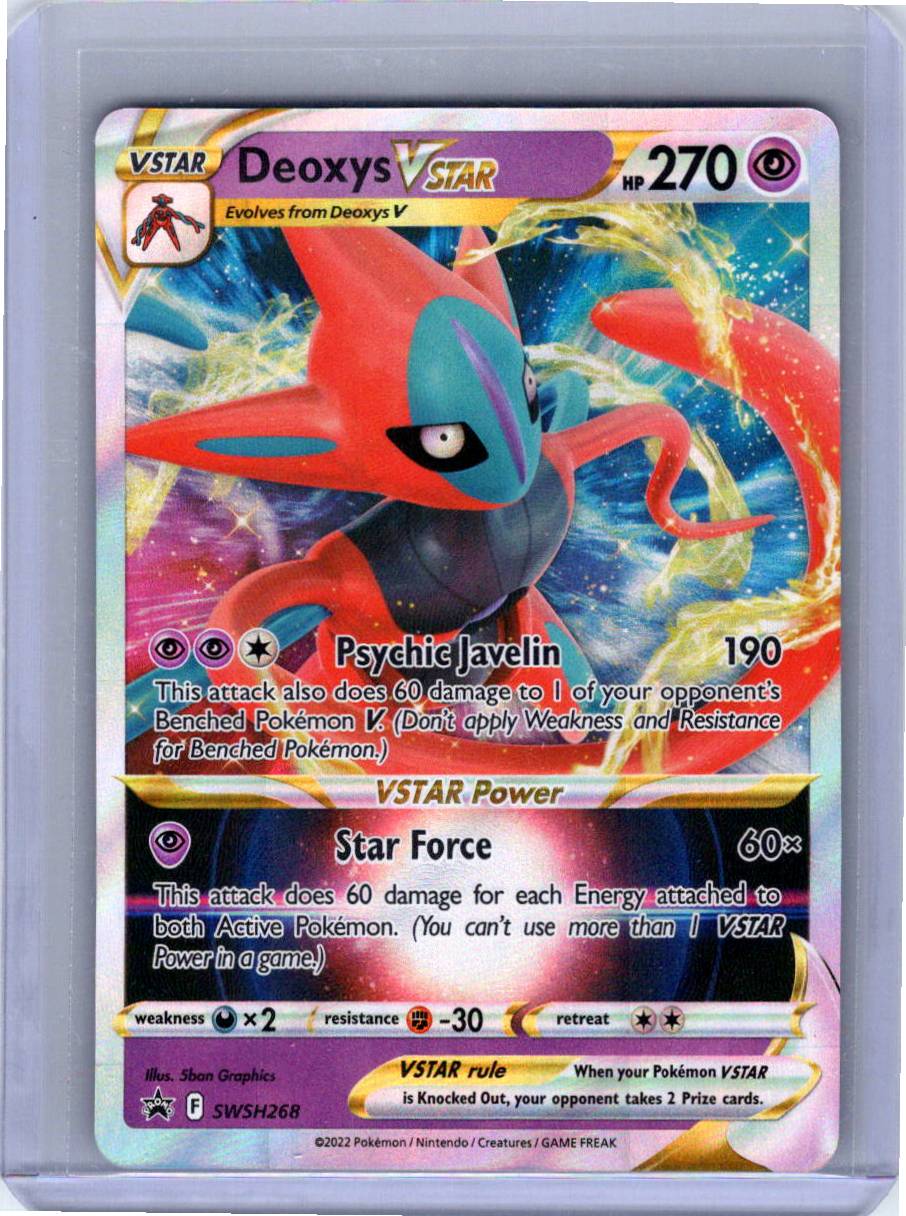 Pokemon Single Deoxys VSTAR Sword & Shield Promo Promo SWSH268