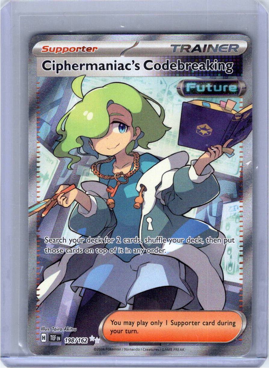 Pokemon Single Ciphermaniac's Codebreaking Temporal Forces Ultra Rare 198/162