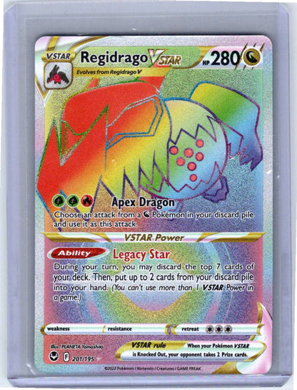 Pokemon Single Regidrago VSTAR (Secret) Silver Tempest Secret Rare 201/195