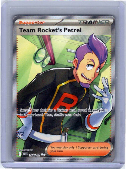 Pokemon Single Team Rocket's Petrel Destined Rivals Ultra Rare 226/182 (1)