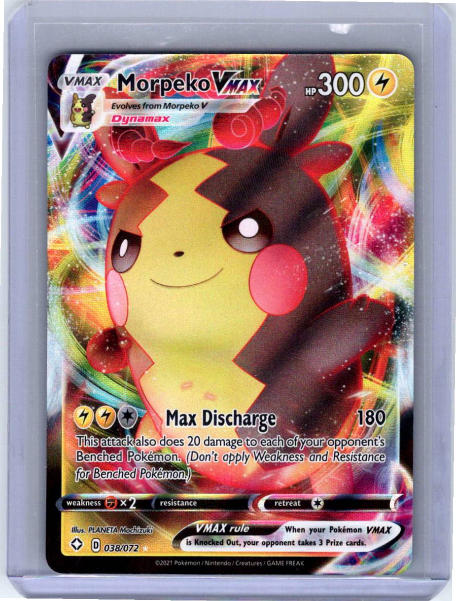 Pokemon Single Morpeko VMAX Shining Fates Ultra Rare 038/072