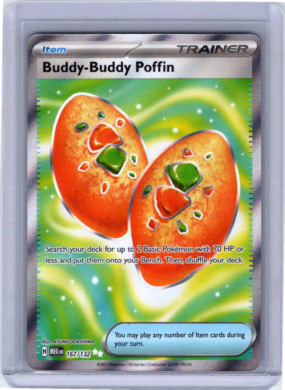 Pokemon Single Buddy-Buddy Poffin Mega Evolution Ultra Rare 167/132