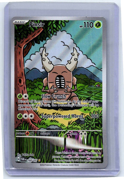 Pokemon Single Pinsir Twilight Masquerade Illustration Rare 168/167
