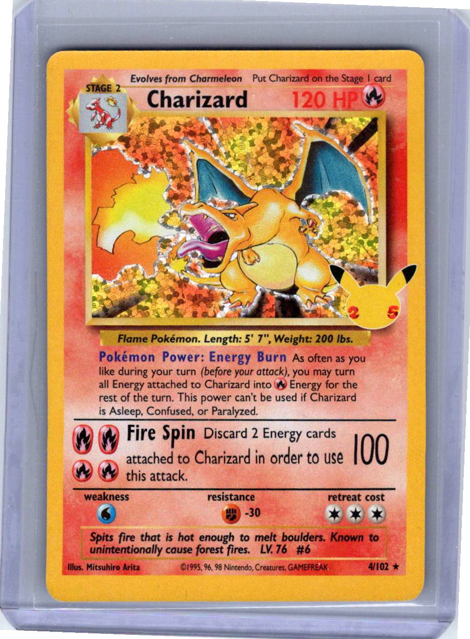 Pokemon Single Charizard Celebrations: Classic Collection Classic Collection 4/102