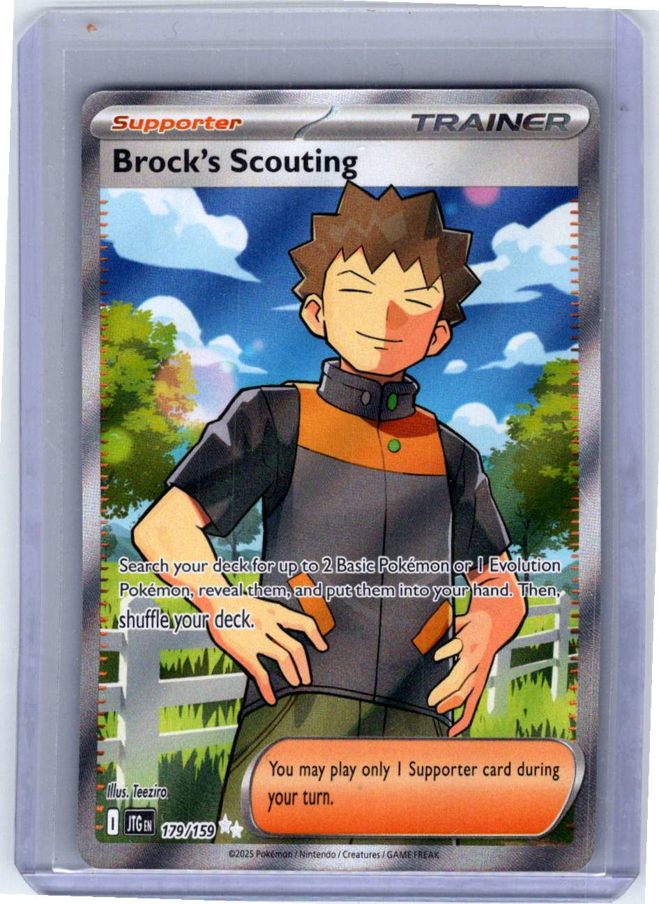 Pokemon Single Brock's Scouting Journey Together Ultra Rare 179/159