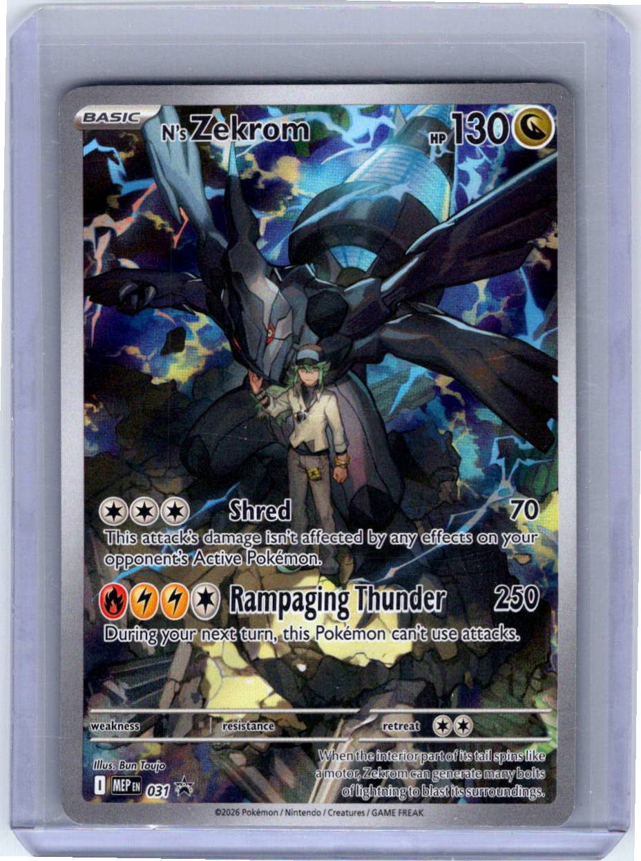 Pokemon Single N's Zekrom Mega Evolution Promos Promo 031