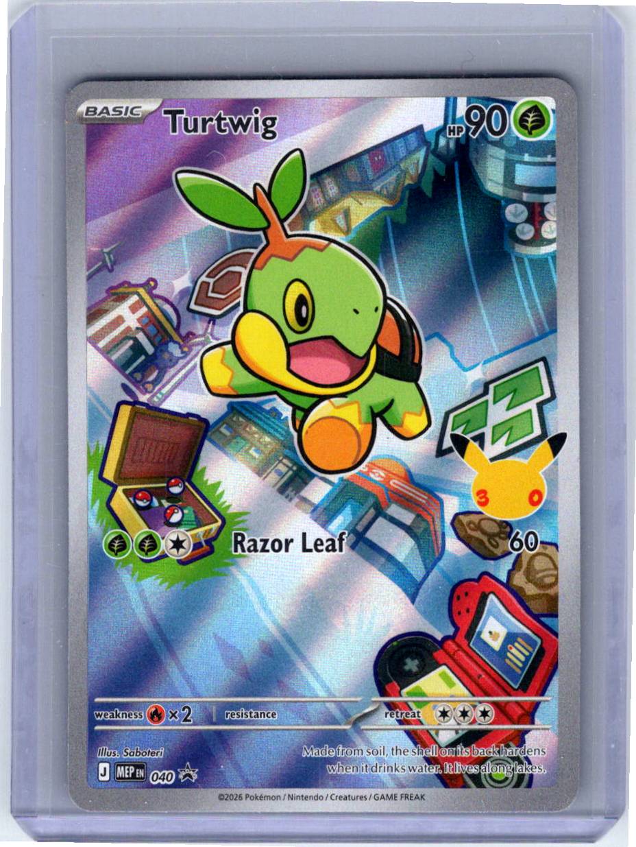 Pokemon Single Turtwig Mega Evolution Promos Promo 040