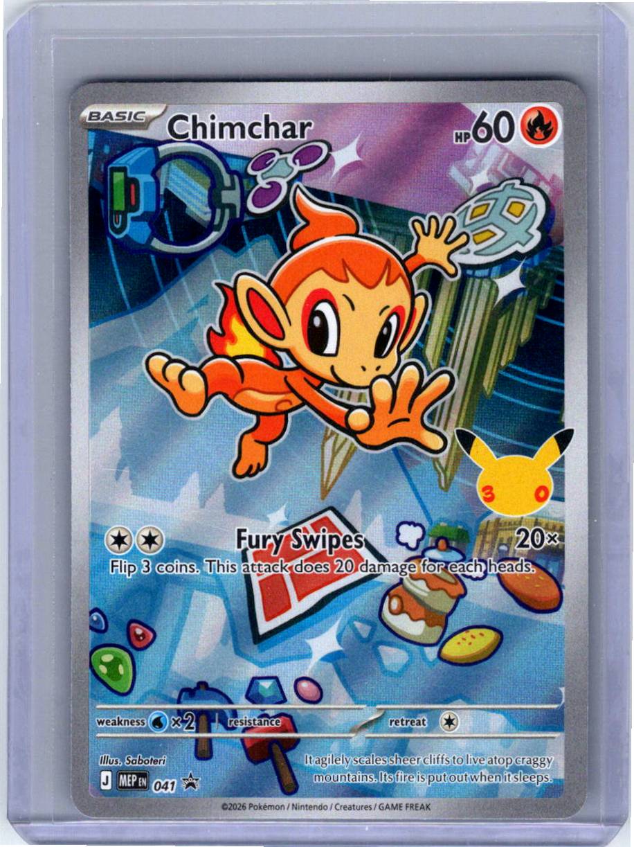 Pokemon Single Chimchar Mega Evolution Promos Promo 041