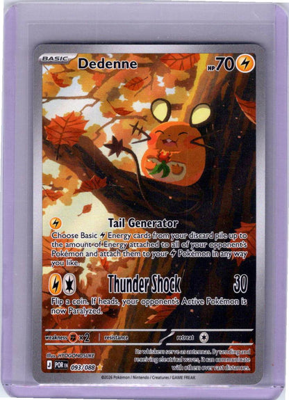 Pokemon Single Dedenne Perfect Order Illustration Rare 093/088