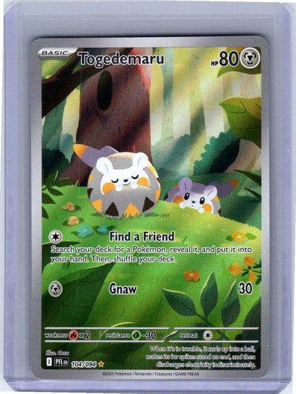 Pokemon Single Togedemaru Phantasmal Flames Illustration Rare 104/094