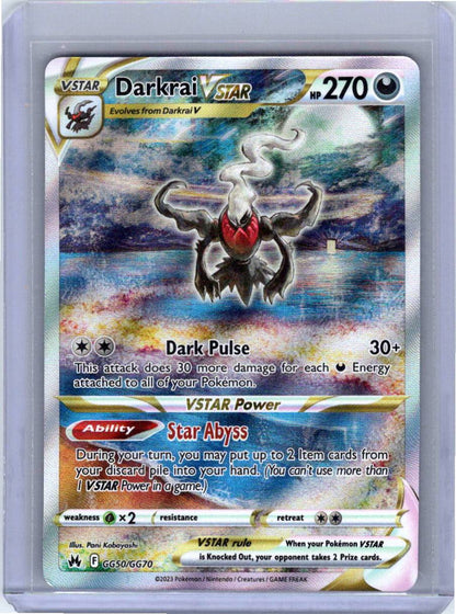 Pokemon Single Darkrai VSTAR Crown Zenith: Galarian Gallery Ultra Rare GG50/GG70