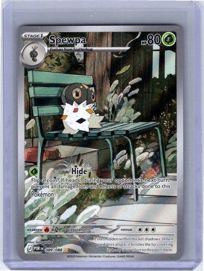 Pokemon Single Spewpa Perfect Order Illustration Rare 089/088
