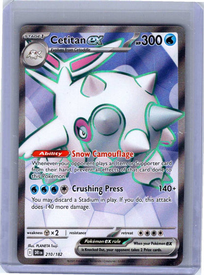 Pokemon Single Cetitan ex Destined Rivals Ultra Rare 210/182 (1)