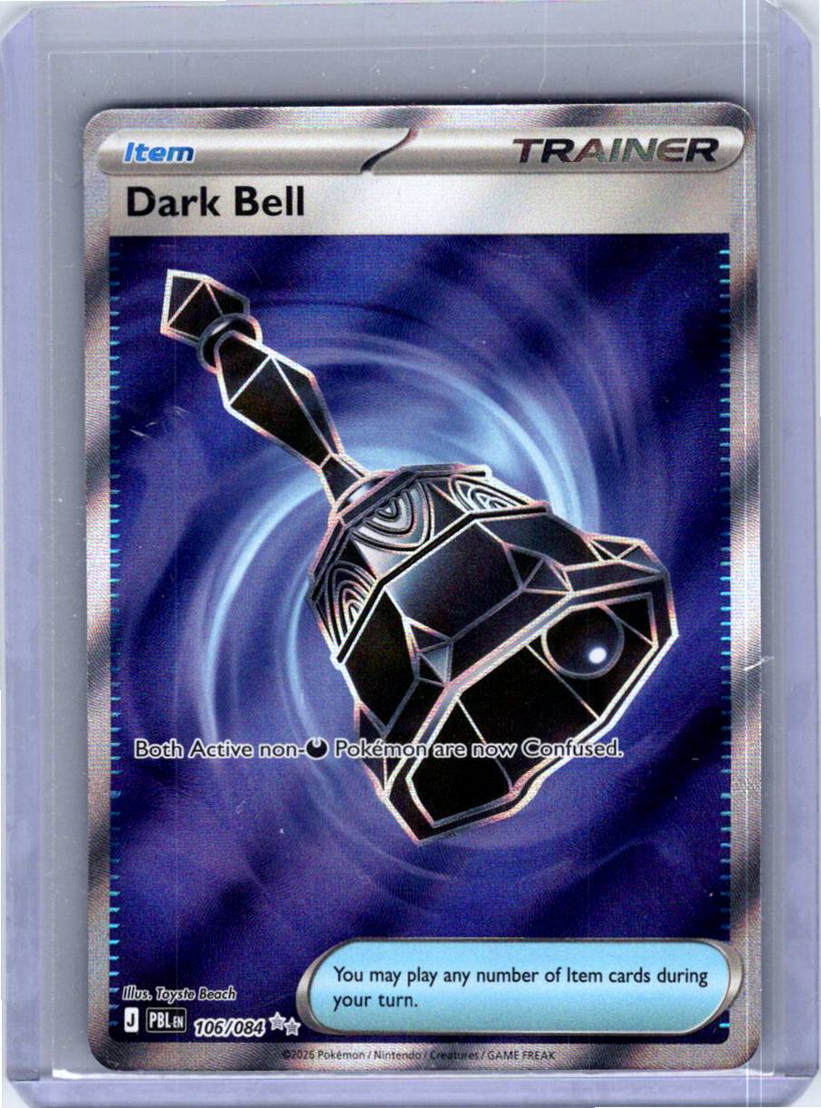 Pokemon Single Dark Bell Pitch Black Ultra Rare 106/084