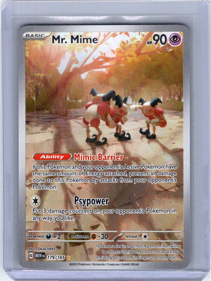 Pokemon Single Mr. Mime SV: 151 Illustration Rare 179/165