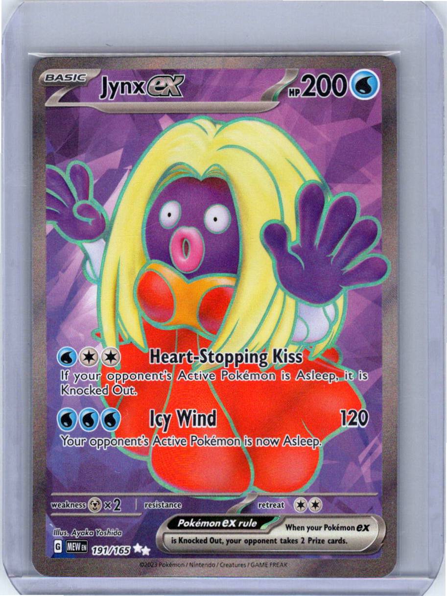 Pokemon Single Jynx ex SV: 151 Ultra Rare 191/165