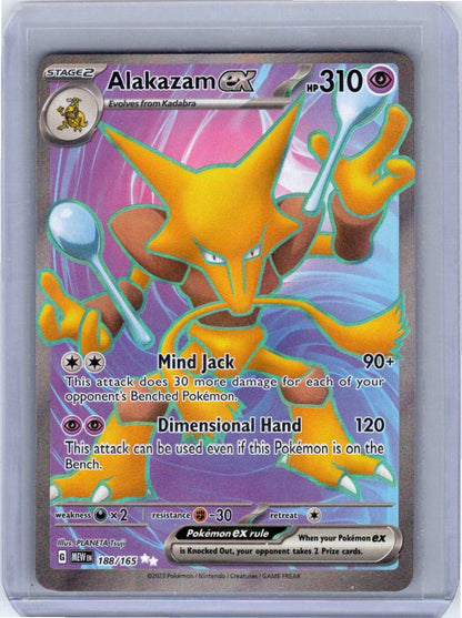 Pokemon Single Alakazam ex SV: 151 Ultra Rare 188/165