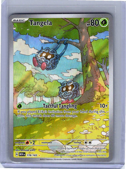 Pokemon Single Tangela SV: 151 Illustration Rare 178/165