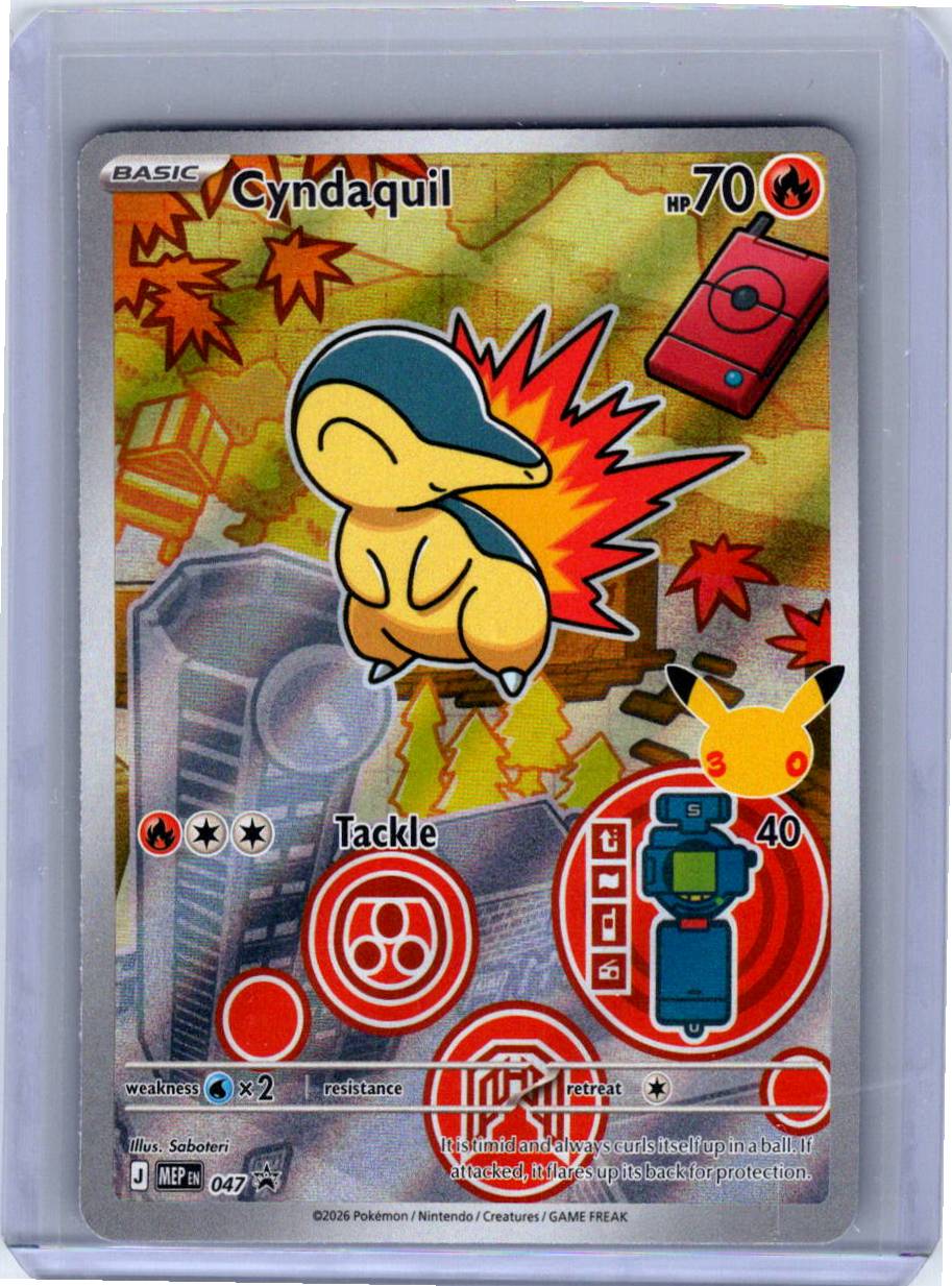 Pokemon Single Cyndaquil Mega Evolution Promos Promo 047
