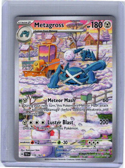 Pokemon Single Metagross Temporal Forces Illustration Rare 178/162