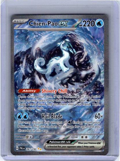 Pokemon Single Chien-Pao ex Paldea Evolved Special Illustration Rare 261/193