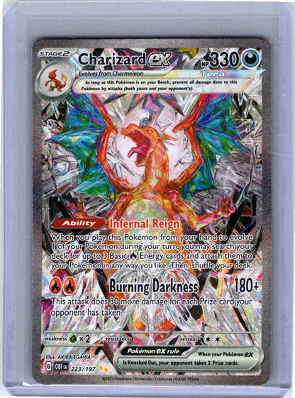 Pokemon Single Charizard ex Obsidian Flames Special Illustration Rare 223/197
